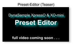Preset-Editor (Teaser)
